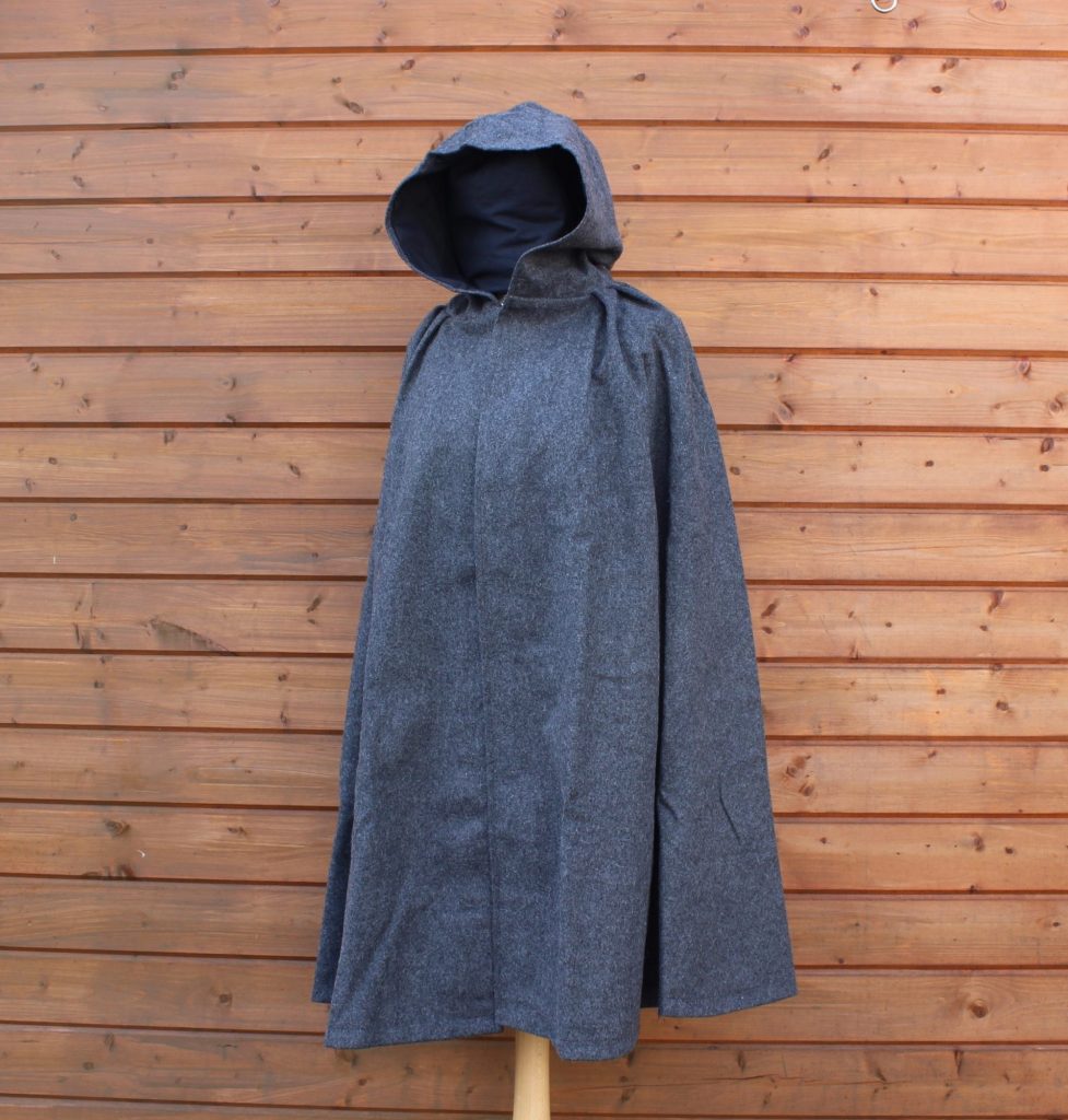 Ladies Hooded Cape Grey - 1940 Edelweiss